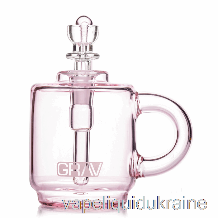 Vape Ukraine GRAV Coffee Mug Pocket Bubbler Pink